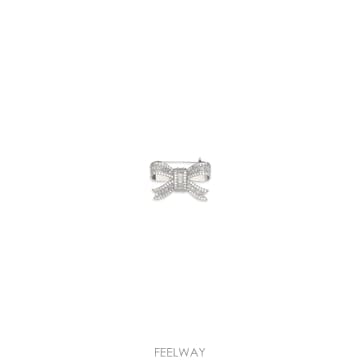 Self Portrait [K68]������Ʈ����Ʈ AW26602BSL SILVER ���� �Ǽ��縮 �мǼ�ǰ Crystal Bow Broo[K68]������Ʈ����Ʈ AW26602BSL SILVER ���� �Ǽ��縮 ��