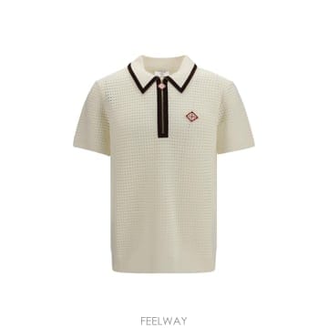 CASABLANCA [K68]ī�����ī MAW26KW148001 WHITE ���� ���� ���ɼ��� Textured terry Pol[K68]ī�����ī MAW26KW148001 WHITE ���� ���� ���ɼ���