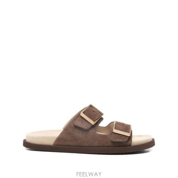 26SS 브루넬로 쿠치넬리 Urban Slides in washed suede MZUSOLY235CAY70