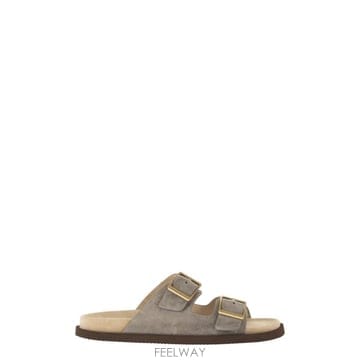 26SS 브루넬로 쿠치넬리 Sandalo 브루넬로 쿠치넬리 in camoscio MZUSOLY235CDK54