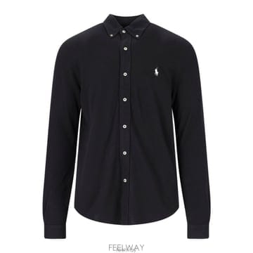 26 FW 폴로 랄프로렌 로고 엠브로이더드 롱슬리브 셔츠 089 710654408