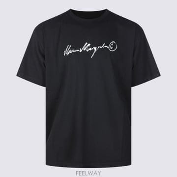 26FW 메종마르지엘라 T 셔츠 with 프린트 로고 SH0GC0077M20258900 TP578390605
