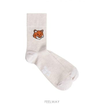 메종키츠네 폭스 헤드 콘 로고 양말 PM