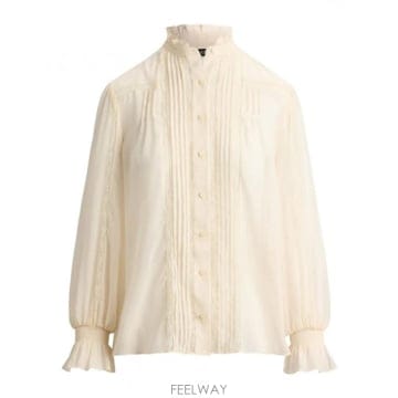 26FW 랄프 로렌 Woven 블라우스 셔츠 200P13729002 TP578393288