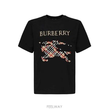 25FW Burberry T 셔츠 With Cross Stitch Ekd 8109021 TP581061263