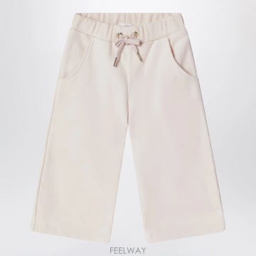 26SS chloe Petal 핑크 코튼 trousers C20904CO46J TP580554589