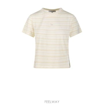26SS Maison Kitsune STRIPED 베이비 TEE 셔츠 QW00105KJ70340517 TP5