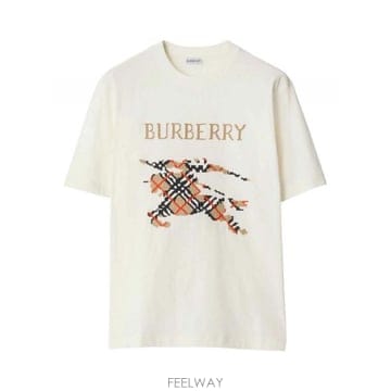 Burberry M Jwear T 셔츠 Chalk 8110116 TP578789523