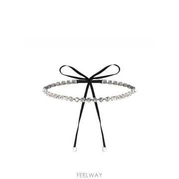 26SS 메종마르지엘라 Rhinestone 보우 목걸이 SM6UU0095P8857951 TP578404732