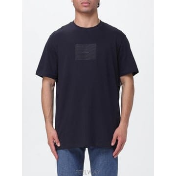 26SS 아르마니 익스체인지 T 셔츠 in cotone a girocollo con 로고 아르마니 익스체인지