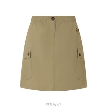 26SS Barbour Cargo 미니 스커트 with elastic 웨이스트 밴드 LSK0150OL11 T