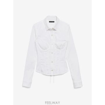 25FW Balenciaga Balenciaga Corset 셔츠 850782TSM199000WHITE TP