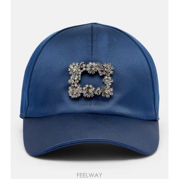 국내출고 로저비비에 Efflorescence 새틴 베이스볼 캡