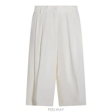 25FW 파비아나 필리피 Cropped 와이드 레그 Trousers PAD276F794M1500145 TP5