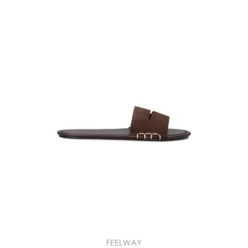 인더샵 JW ANDERSON JW 앤더슨 브라운 슬라이드