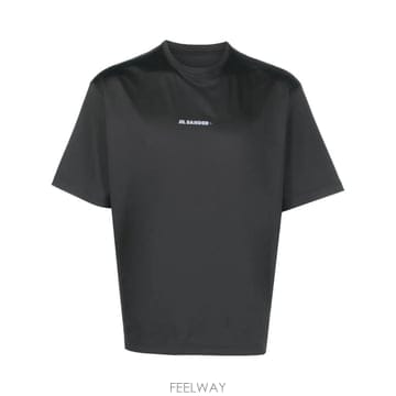 당일배송 질샌더 로고 프린트 스포츠 티셔츠