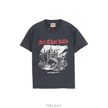 GALLERY DEPT. ������ ����Ʈ��Ʈ ATK CASTLE TEE ��Ƽ�� ���� ATKT-10071 VINTAGE BLACK������ ����Ʈ��Ʈ ATK CASTLE TEE ��Ƽ�� ���� ATKT-1007