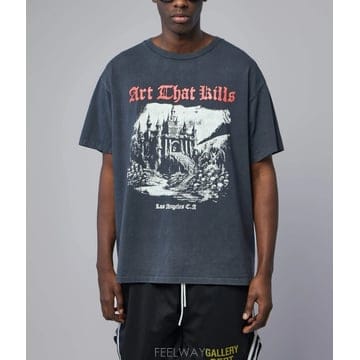 GALLERY DEPT. ������ ����Ʈ��Ʈ ATK CASTLE TEE ��Ƽ�� ���� ATKT-10071 VINTAGE BLACK������ ����Ʈ��Ʈ ATK CASTLE TEE ��Ƽ�� ���� ATKT-1007