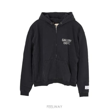 GALLERY DEPT. ������ ����Ʈ��Ʈ 90S FULL ZIP ���� �ĵ� ���� FZ-50047 BLACK������ ����Ʈ��Ʈ 90S FULL ZIP ���� �ĵ� ���� FZ-50047