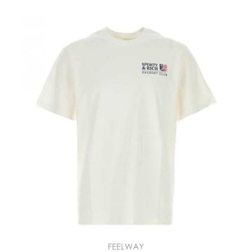 26FW SPORTY 리치 맨즈 T 셔츠 TO119710431WH01 TP581061015