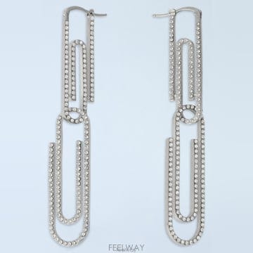 26 FW 오프화이트 Paperclip 엠벨리쉬 페이퍼 클립 OWOD2ACS26MET0017272