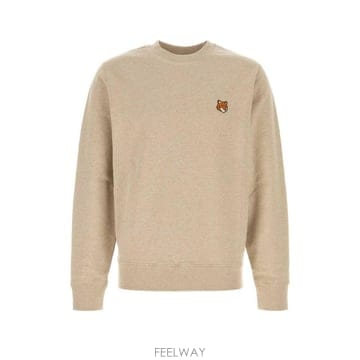 26FW Maison Kitsune 샌드 코튼 스웨트 셔츠 PM00303KM03400604 TP5794340