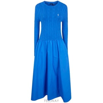 26SS 폴로 랄프 로렌 롱 Sleeves 셔츠 롱 드레스 211A96349002 TP571690561