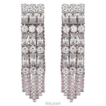 Self Portrait 26SS Self portrait Crystal ��ũ Droplet earrings RS26602EPPINK26SS Self portrait Crystal ��ũ Droplet earrings RS266