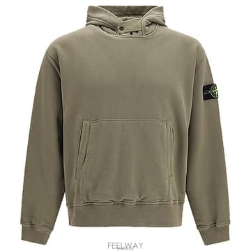 스톤아일랜드 컴패스 패치 후드 스웨트셔츠