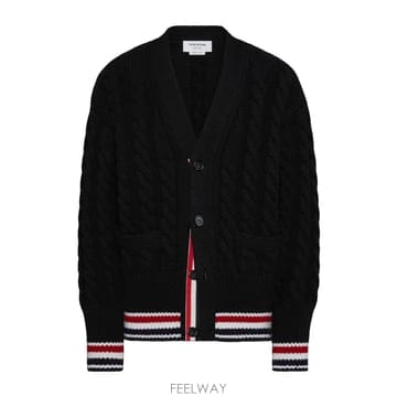 국내배송 [제이밀란] 26S/S 톰브라운 남성 울 스트라이프 가디건 MKC622A