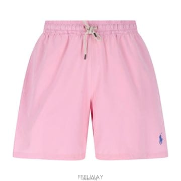 26 FW 폴로 랄프로렌 트래블러 클래식 스윔 쇼츠 핑크 004 710957782