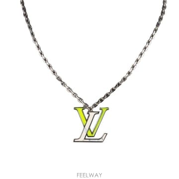 [중고명품다올] 루이비통 LV 펜던트 컬러스 아이코닉 체인 목걸이 M00526