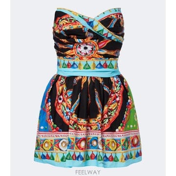 Dolce&Gabbana 26 FW ��ü�ذ��ٳ� Carretto ��ư �̴ϵ巹�� TP58075467526 FW ��ü�ذ��ٳ� Carretto ��ư �̴ϵ巹�� TP58075467