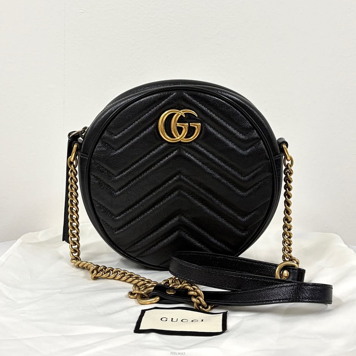 GUCCI ���� ��Ʋ�� �۹��� ü�� ũ�ν��� ���� (550154)���� ��Ʋ�� �۹��� ü�� ũ�ν��� ���� (550154)
