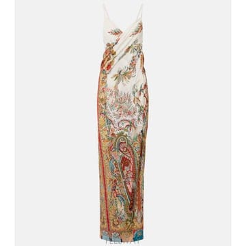 ETRO 26 FW ��Ʈ�� ������ �ƽ� �巹�� TP58109768526 FW ��Ʈ�� ������ �ƽ� �巹�� TP581097685