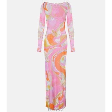 Emilio Pucci 26 FW Pucci Orchidee �þ� ƫ �ƽ� �巹�� TP58109817726 FW Pucci Orchidee �þ� ƫ �ƽ� �巹�� TP581098177