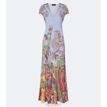 ETRO 26 FW ��Ʈ�� ����Ʈ �ƽ� �巹�� TP58109852026 FW ��Ʈ�� ����Ʈ �ƽ� �巹�� TP581098520