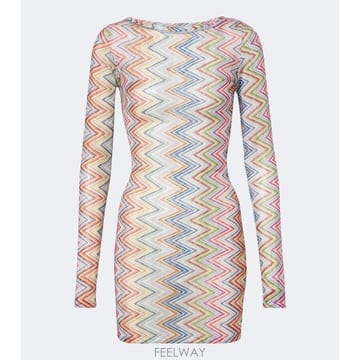 Missoni 26 FW �̽�� Zigzag �̴ϵ巹�� TP58110234126 FW �̽�� Zigzag �̴ϵ巹�� TP581102341