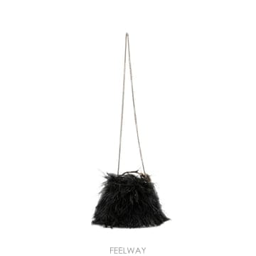 ERDEM ������ Mini Bloom feather tote bag 12173467877640 TP725277237������ Mini Bloom feather tote bag 12173467877640 TP72