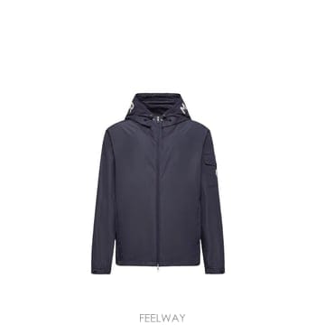 몽클레어 레르 사씨에르 후드 자켓 바람막이 남성 네이비 블루