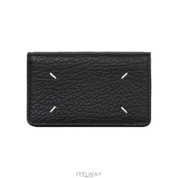 마르지엘라 26SS 블랙 스티치 폴드 카드지갑 SA3VX0008 P4455 T8013