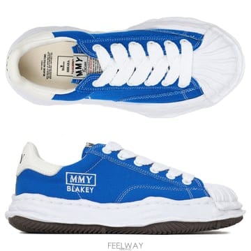 미하라야스히로 26SS CL블루 블레이키 OG 캔버스 스니커즈 BLAKEY A08FW735 CL BLUE