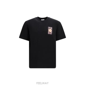 CASABLANCA 26FW ī�����ī ���� Ƽ���� MAW26JTS00115 BLACK26FW ī�����ī ���� Ƽ���� MAW26JTS00115 BLACK