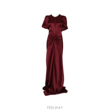 Victoria Beckham 26FW ���丮�� ���� ���ǽ� 1226WDR007004A BURGUNDY 226FW ���丮�� ���� ���ǽ� 1226WDR007004A BURGUNDY 2