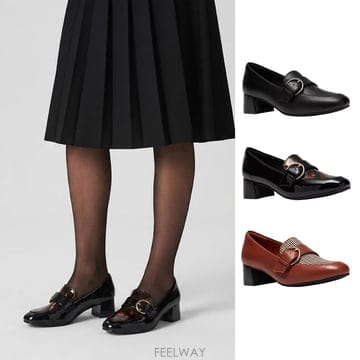 클락스 로퍼 힐 버클 Iridessa Wish 26FW