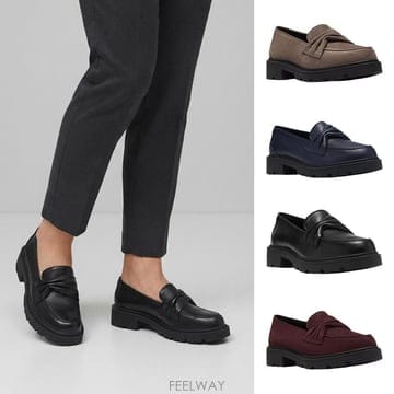 클락스 로퍼 여성 와이드 코드 엣지 26FW