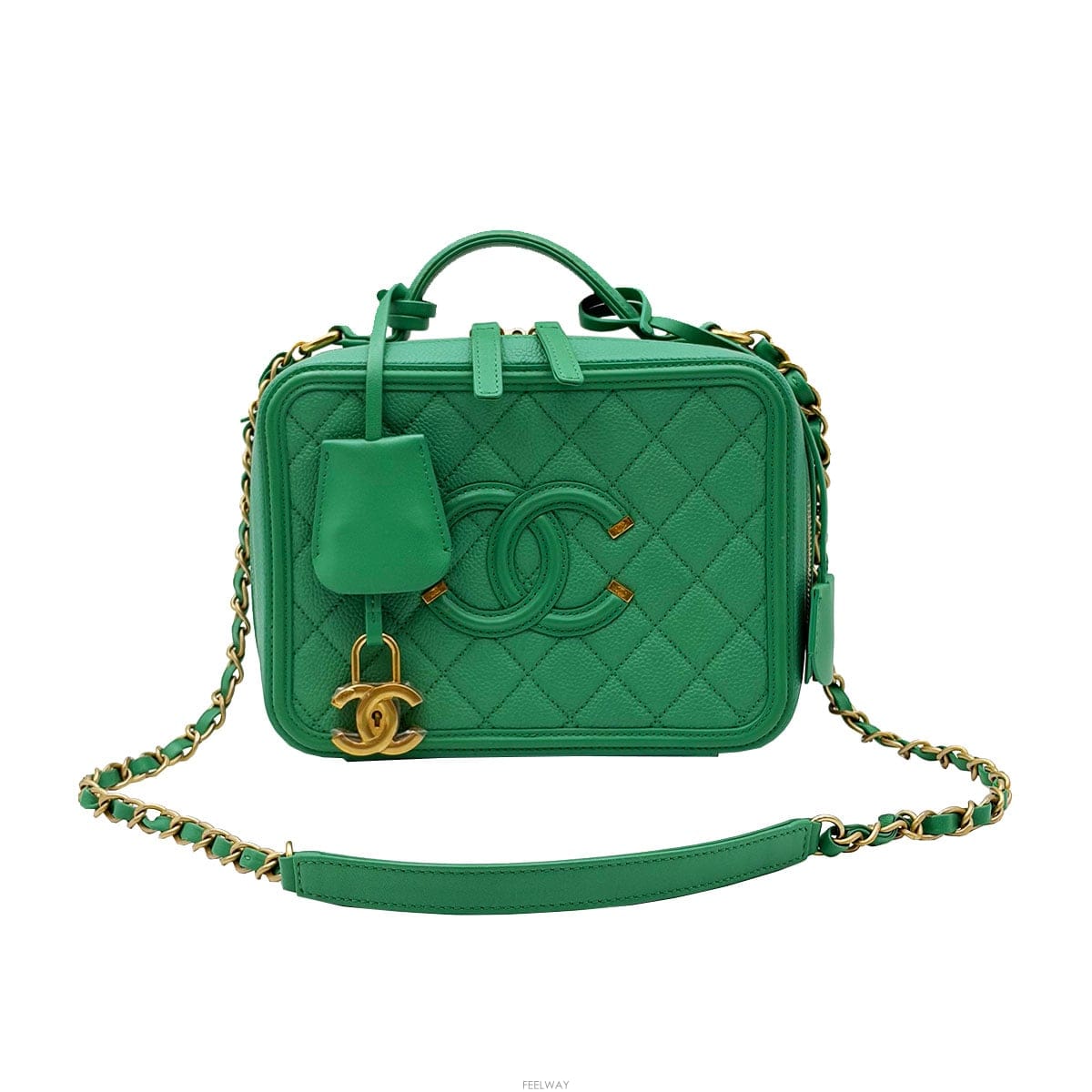 CHANEL ���� Chanel A93343 �׸� CC �ʸ��׸� �簢 ���̽� �̵�� ����Ƽ�� (24����)���� Chanel A93343 �׸� CC �ʸ��׸� �簢 ���̽� �̵��