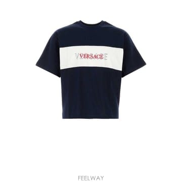 Versace 26FW ������ü ���� Ƽ���� 1025944 1A183911UI20 BLUE26FW ������ü ���� Ƽ���� 1025944 1A183911UI20 BLUE