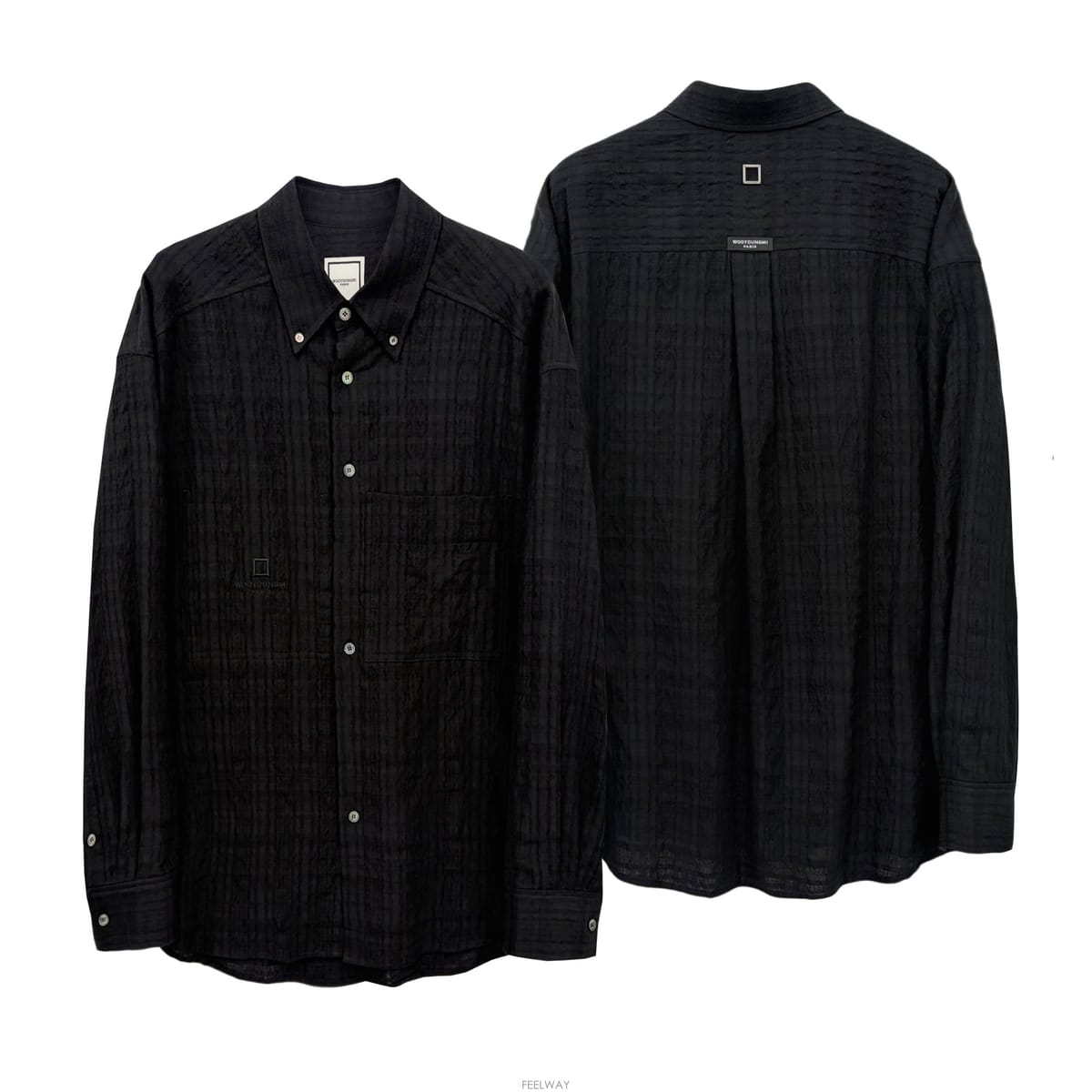 WOOYOUNGMI [�������] 26FW �쿵�� �� ��ư üũ ���� W263SH15839B[�������] 26FW �쿵�� �� ��ư üũ ���� W263SH15839B