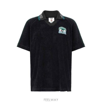 CASABLANCA 26FW ī�����ī ���� Ƽ���� MPF26JTP529 01 BLACK26FW ī�����ī ���� Ƽ���� MPF26JTP529 01 BLACK